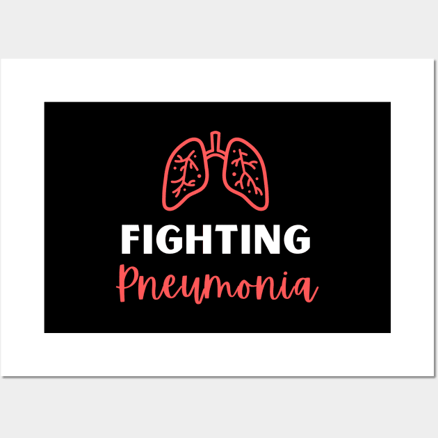 Fight Pneumonia Lungs Encouragement Inspirational Motivational Quote Doctor Nurse Cancer Survivor Purple Ribbon Cancer Support Hope Love Mental Health Depression Anxiety Gift Idea Wall Art by EpsilonEridani